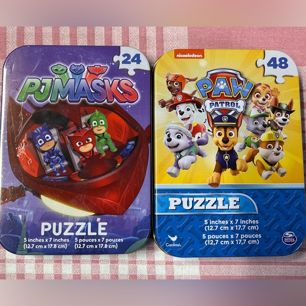 🌺3/$12Mini puzzle sets 5” x 7” 24 and 48 pcs
